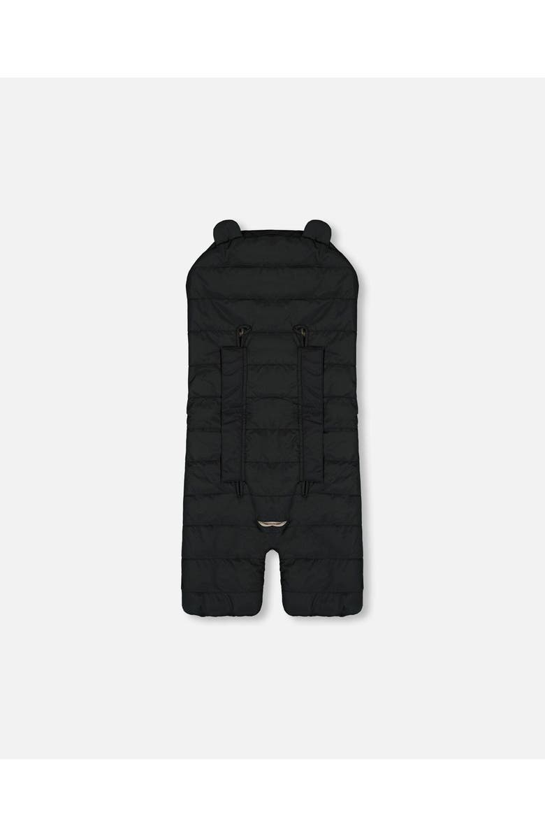 Deux par Deux Baby Unisex Snuggly Wrap Black For Car Seat And Stroller, Alternate, color, 