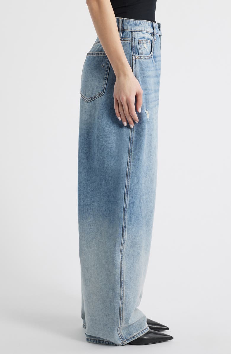 HIDDEN JEANS Classic Barrel Leg Jeans, Alternate, color, Med Wash