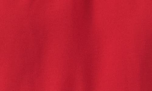 Chaus Smock Waist Peplum Chiffon Blouse In Red