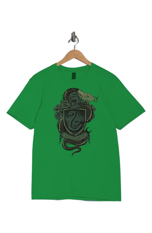 Monster Digital Harry Potter Slytherin Minimalist Graphic T-shirt In Green