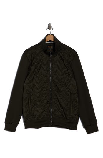 Truth Zigzag Quilted Jacket In Black
