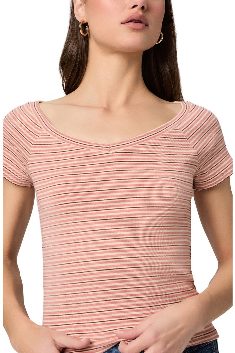 Leita Top, Alternate, color, PEACH TEA MULTI