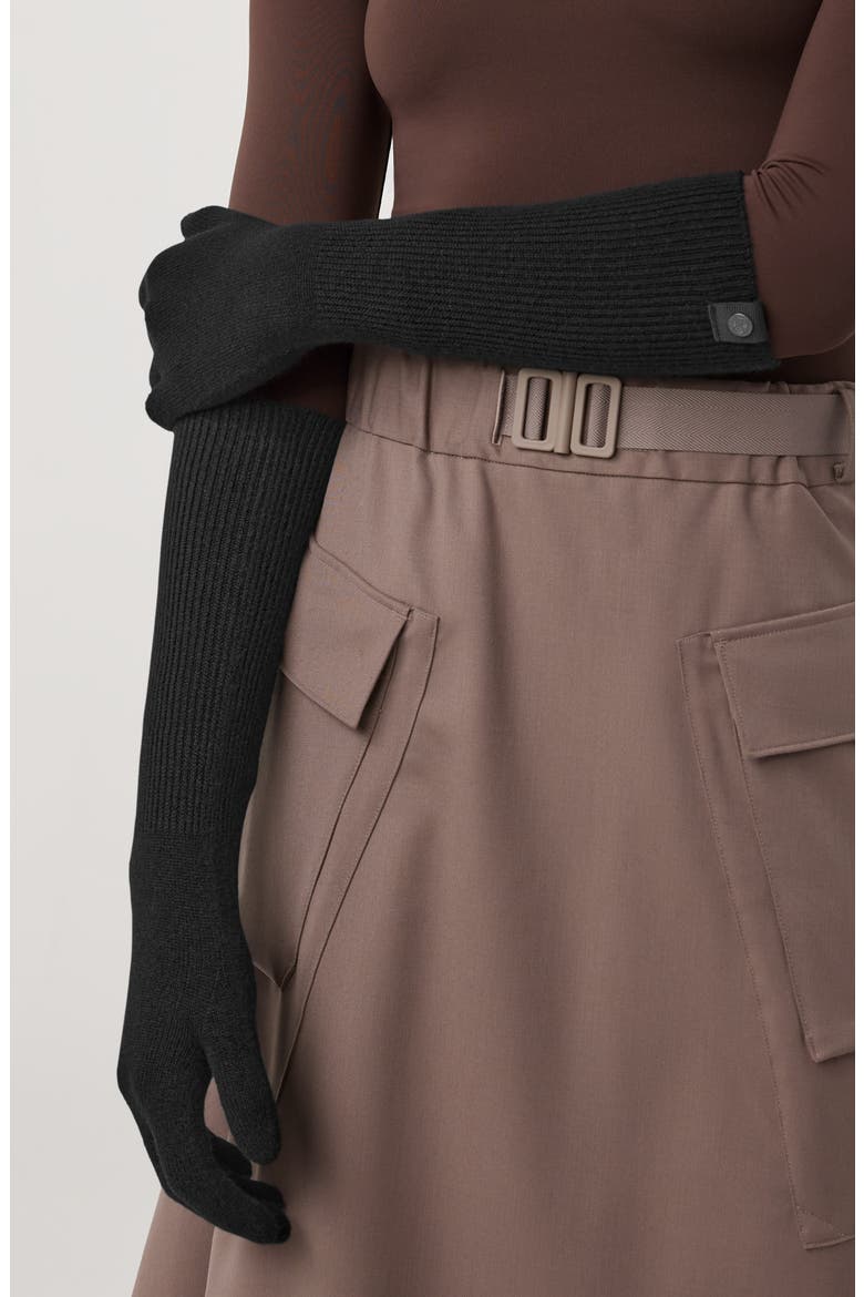 Cashmere Gloves, Alternate, color, BLACK