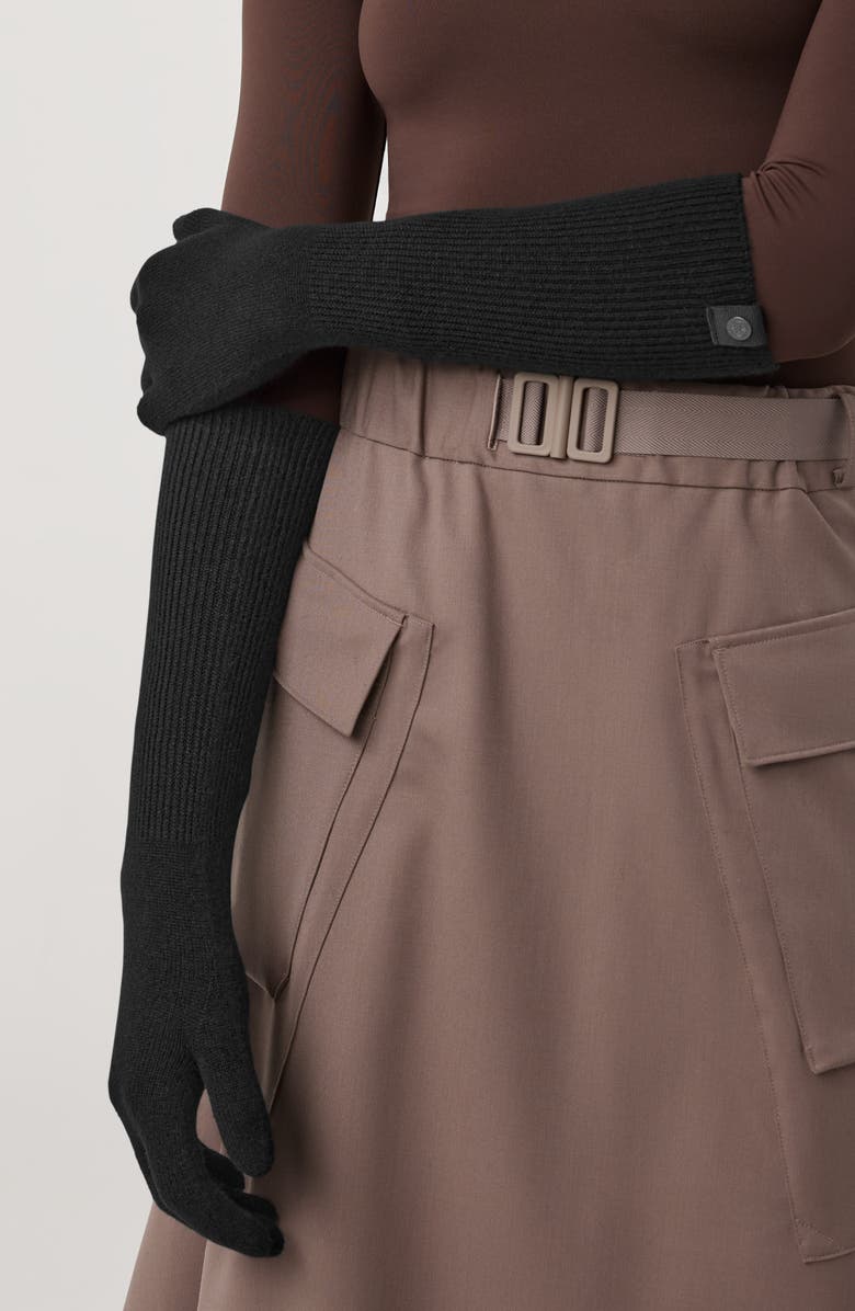 Canada Goose Cashmere Gloves, Alternate, color, Black