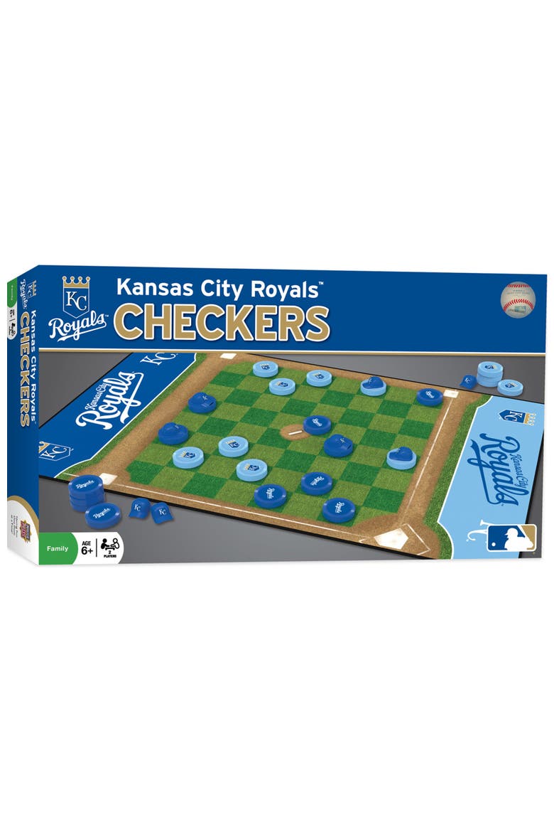 Kansas City Royals Checkers Board Game, Main, color, Multicolor