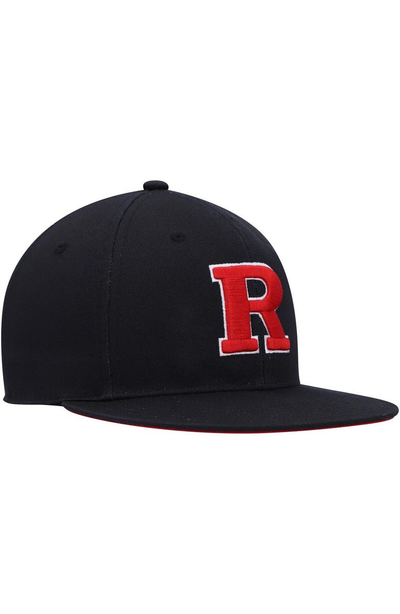 adidas Men's adidas Black Rutgers Scarlet Knights Sideline Snapback Hat, Alternate, color,