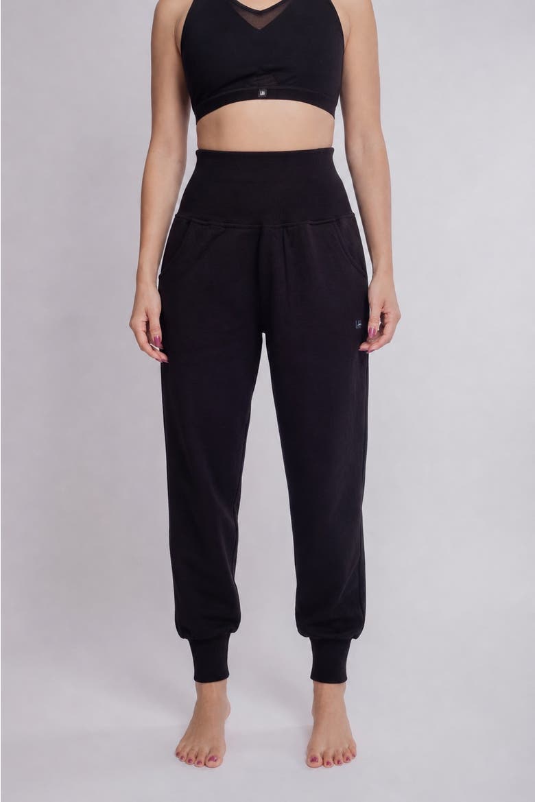 Seamless Waist PJ Jogger, Main, color, Black