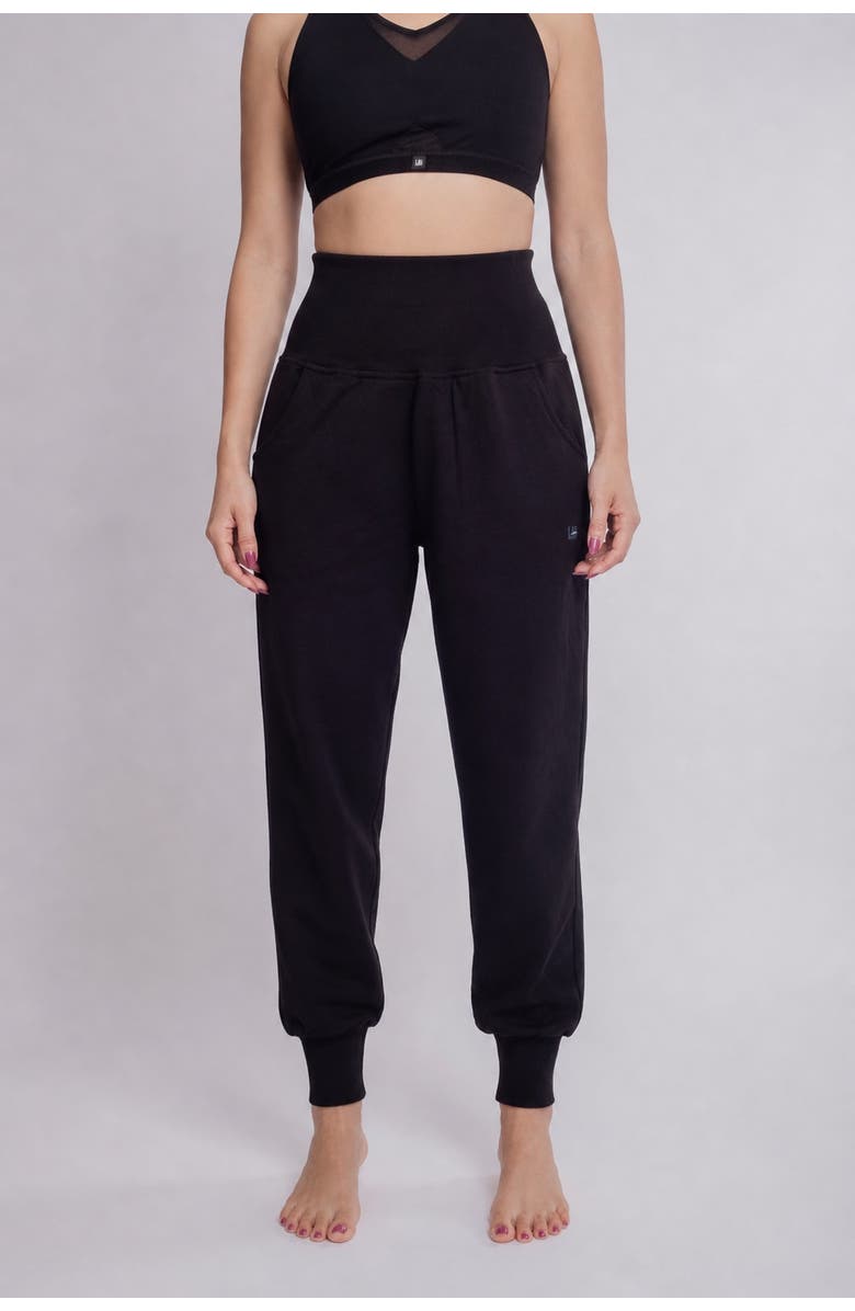 LAS Loungewear Seamless Waist PJ Jogger, Main, color, Black