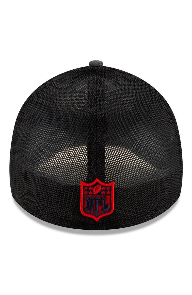 New Era Men's New Era Graphite/Navy New England Patriots 2021 NFL Draft Trucker 39THIRTY Flex Hat, Alternate, color, 
