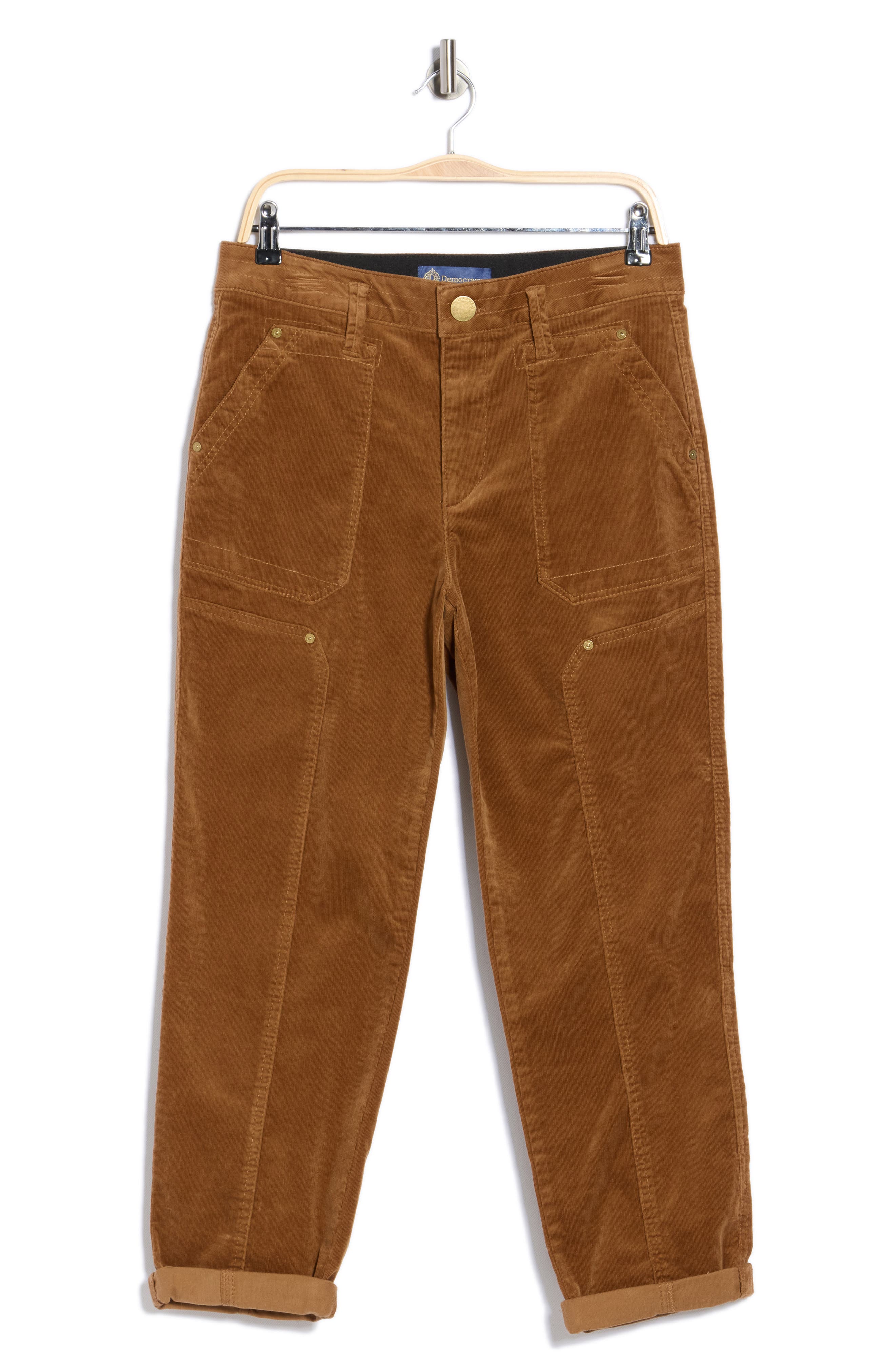 Democracy 'Ab'Solution Skyrise Straight Leg Corduroy Pants