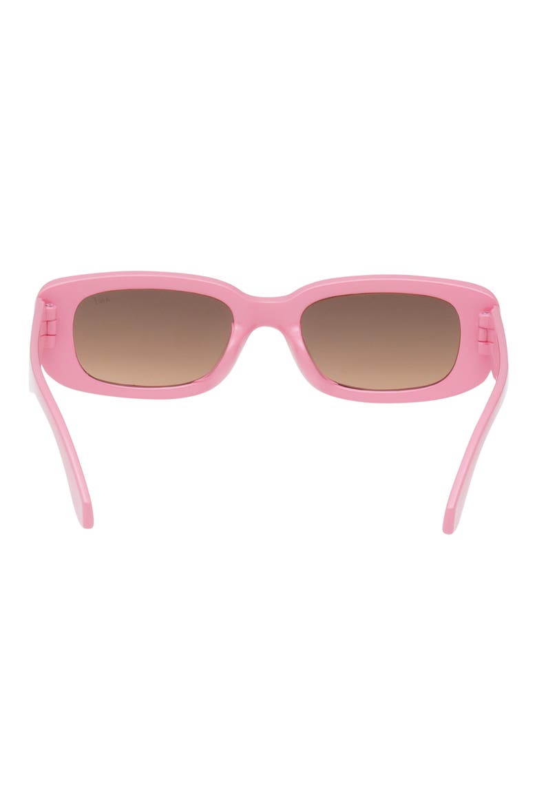 Kids' Rectangular Sunglasses, Alternate, color, ORANGE/PINK