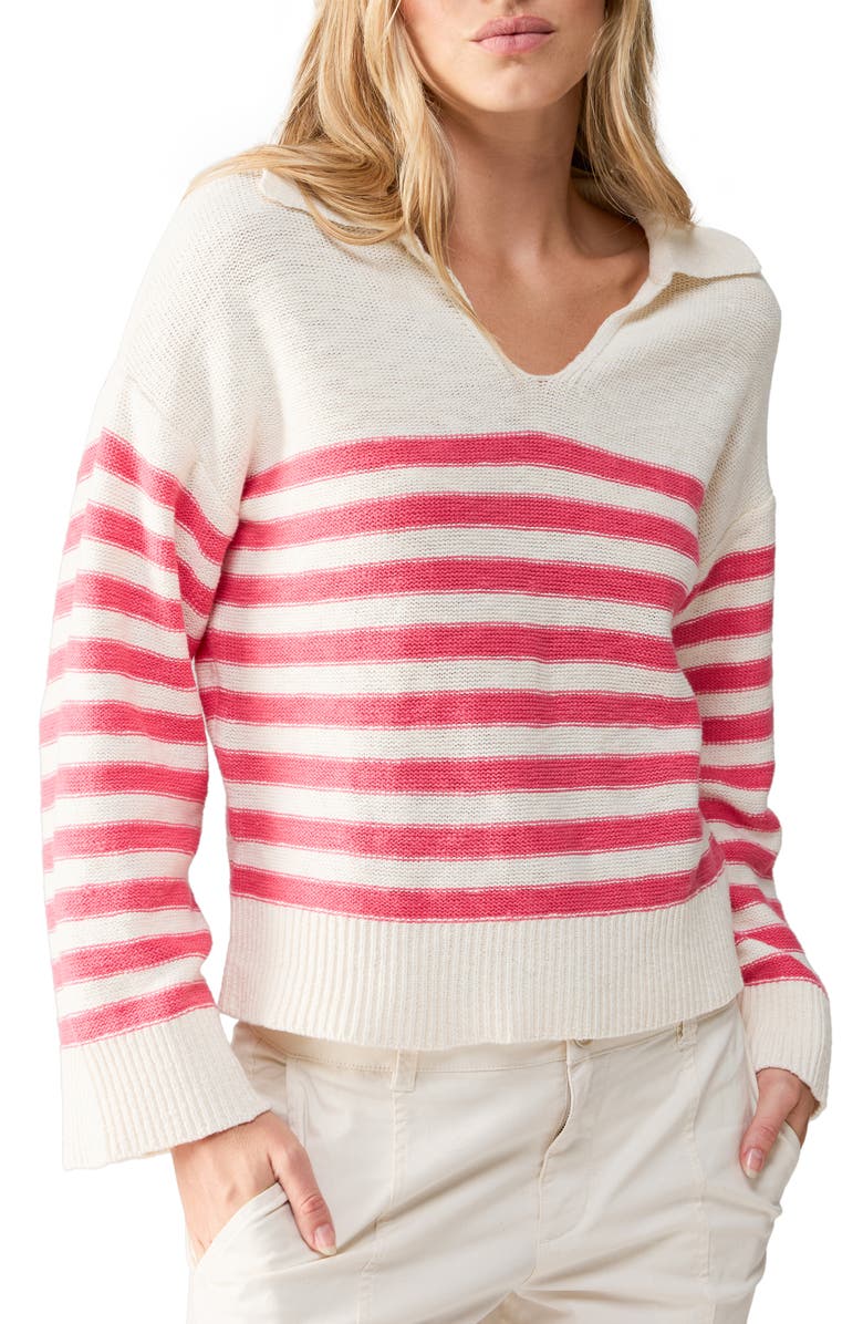 Sanctuary Perfect Timing Stripe Sweater, Main, color, 