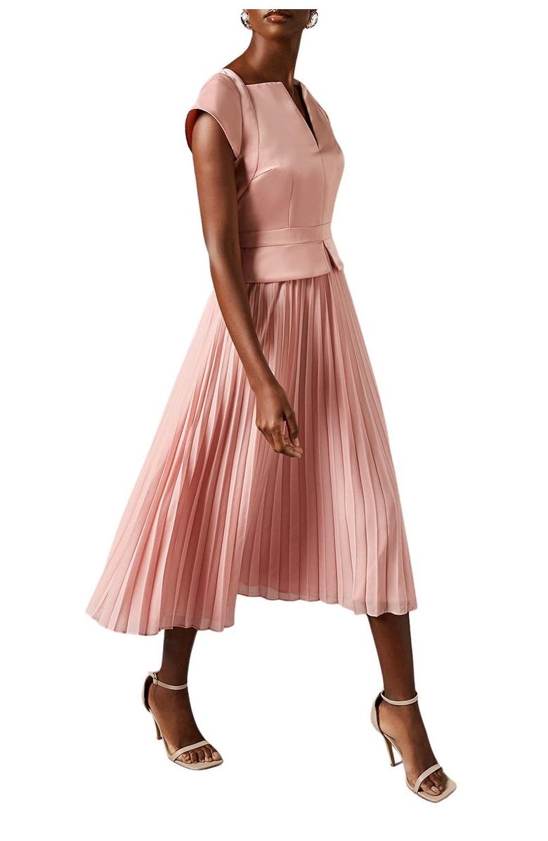 Coast Midi Wedding Guest Dress, Alternate, color, Blush