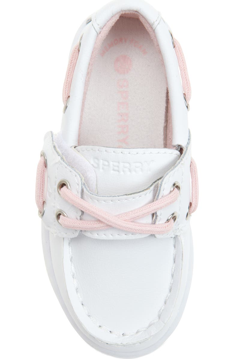 Sperry Cup II Boat Shoe, Alternate, color, White
