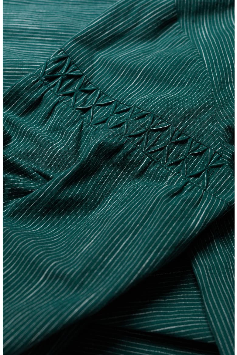 Gwel Organic Cotton Peasant Top, Alternate, color, SIMPLICITY STRIPE VERTE