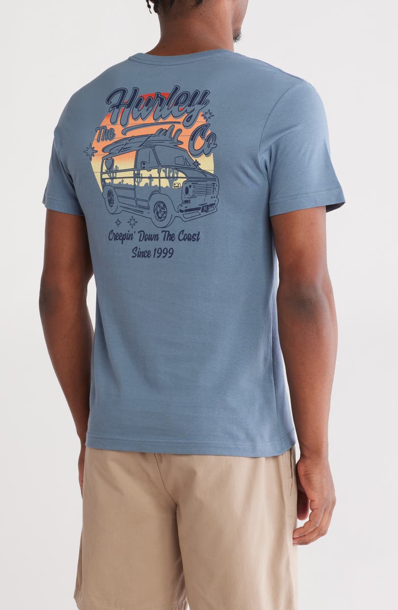 Hurley Creepin' Cotton Graphic T-Shirt, Alternate, color,
