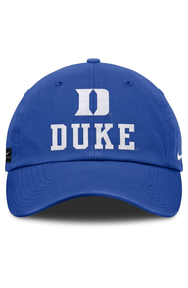 Nike Men's Nike Royal Duke Blue Devils 2025 Sideline Club Adjustable Hat, Alternate, color, 