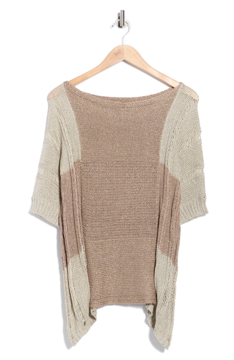 Forgotten Grace Open Knit Top, Alternate, color, Gold