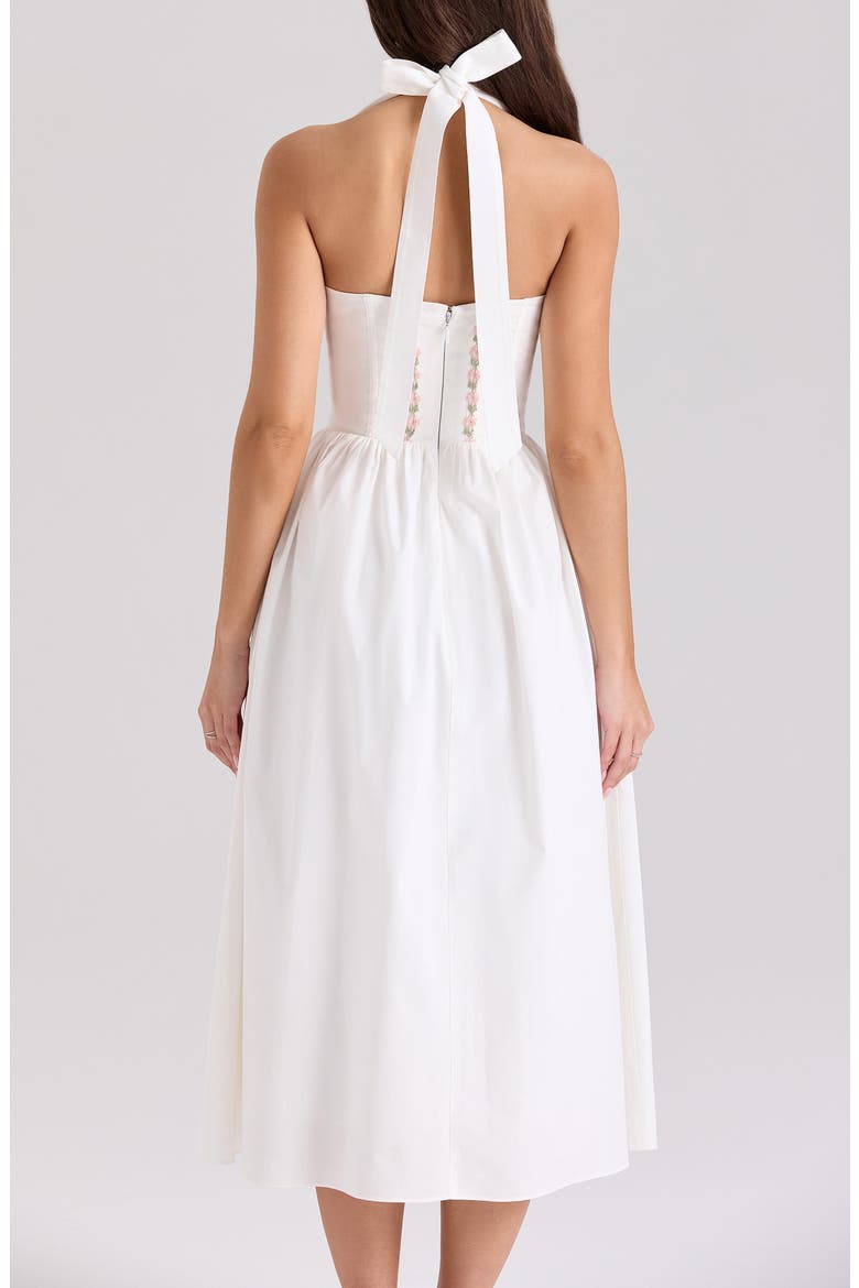 Floral Dress, Alternate, color, WHITE