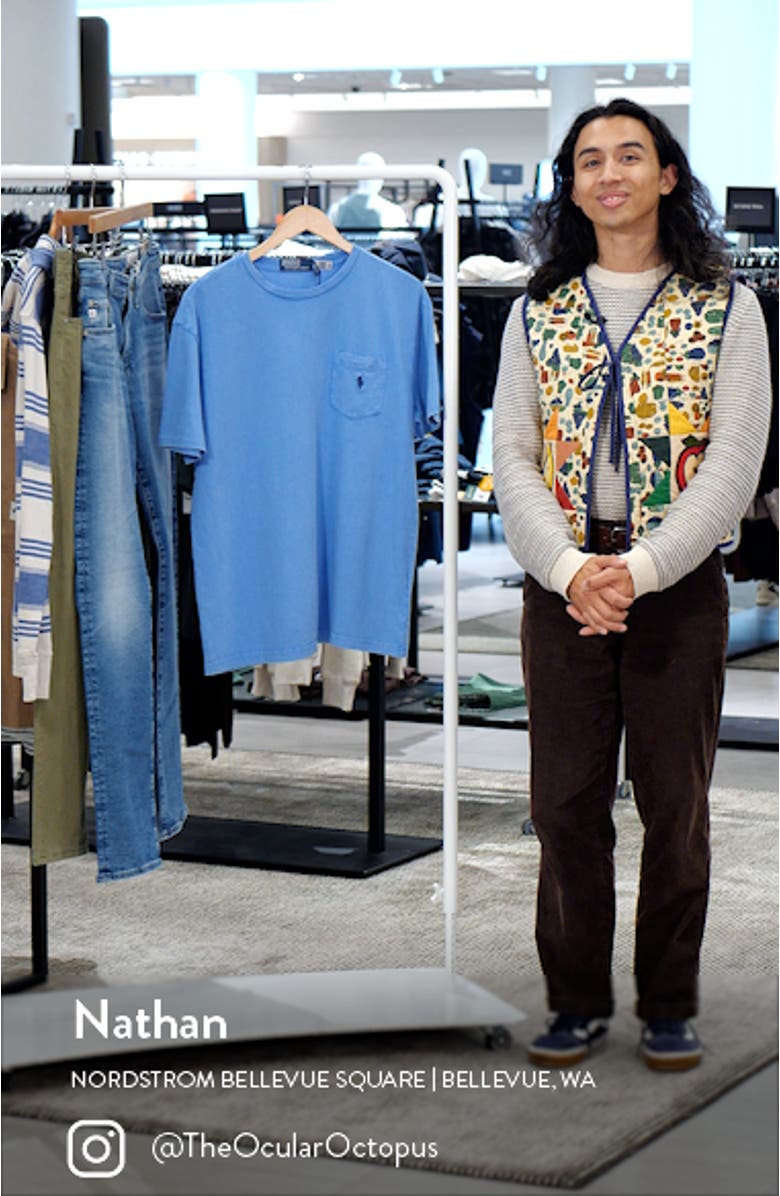 Cotton & Linen Pocket T-Shirt, sales video thumbnail