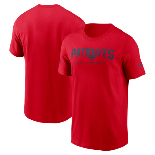 Nike Red New England Patriots Sideline Performance T-shirt In Red