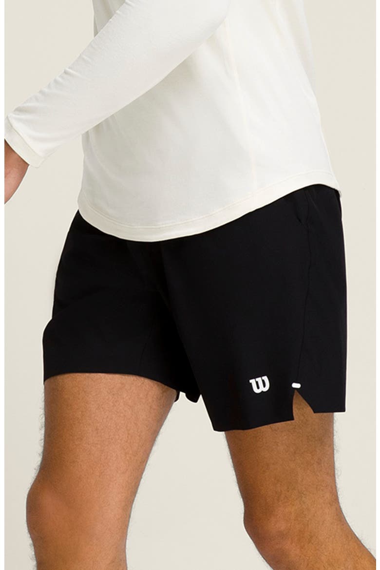 Tournament V2 7-Inch Tennis Shorts, Alternate, color, BLACK