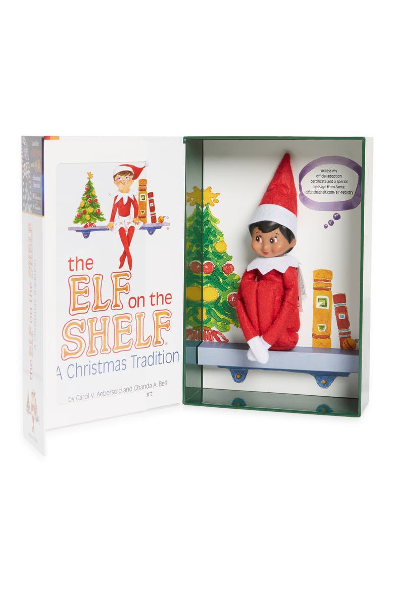Girl Elf & Book Set, Alternate, color, NONE