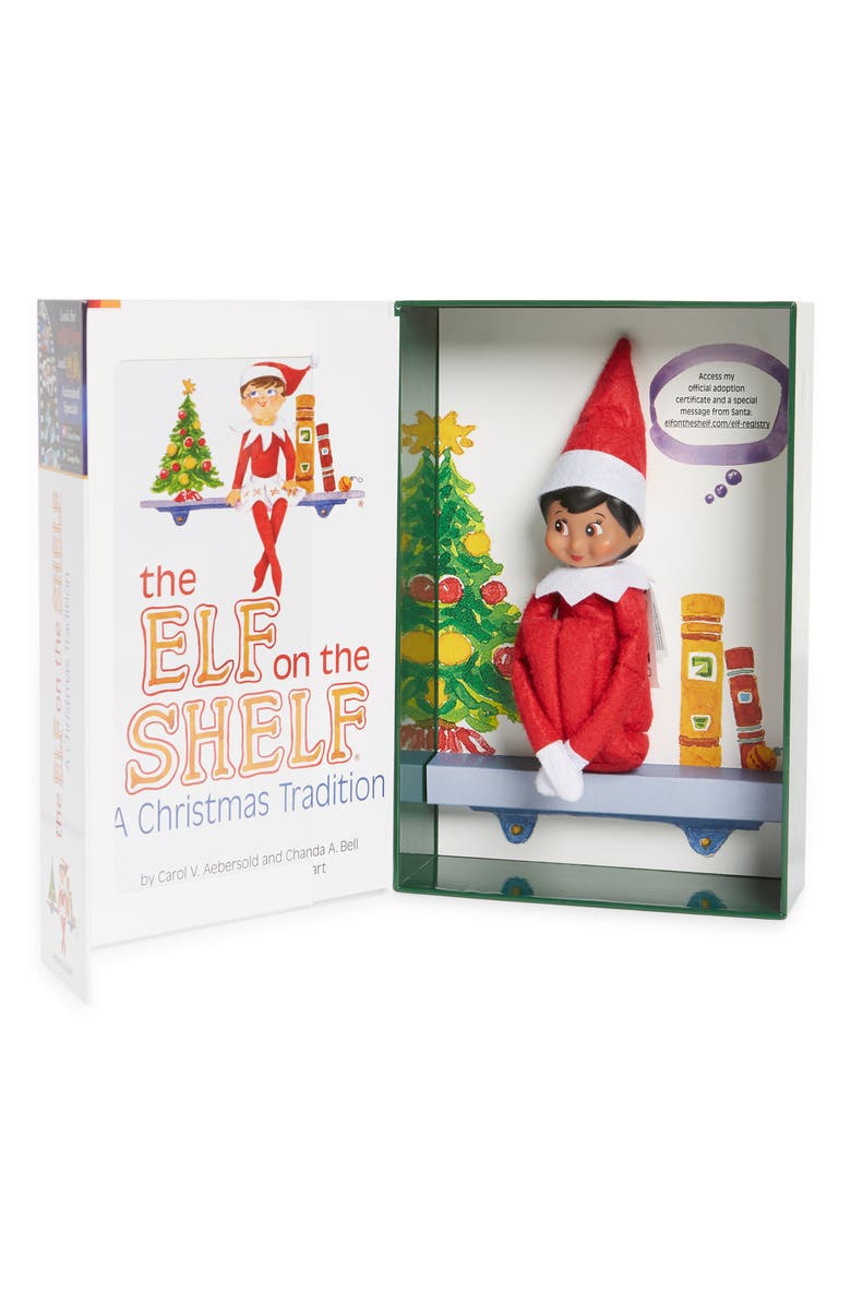 Elf on the Shelf Girl Elf & Book Set, Alternate, color,