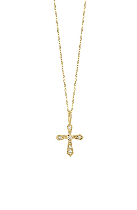 Icon Diamond Cross Pendant Necklace (Nordstrom Exclusive)