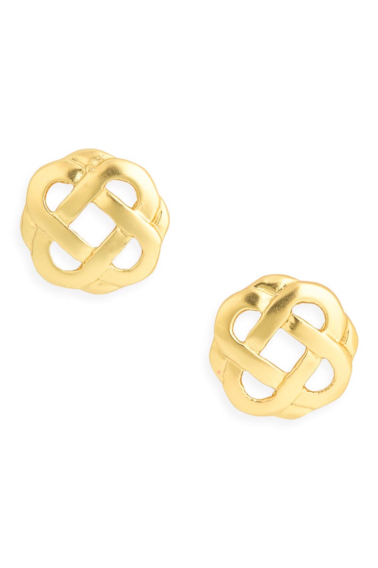 Arabesque Stud Earrings, Main, color, GOLD