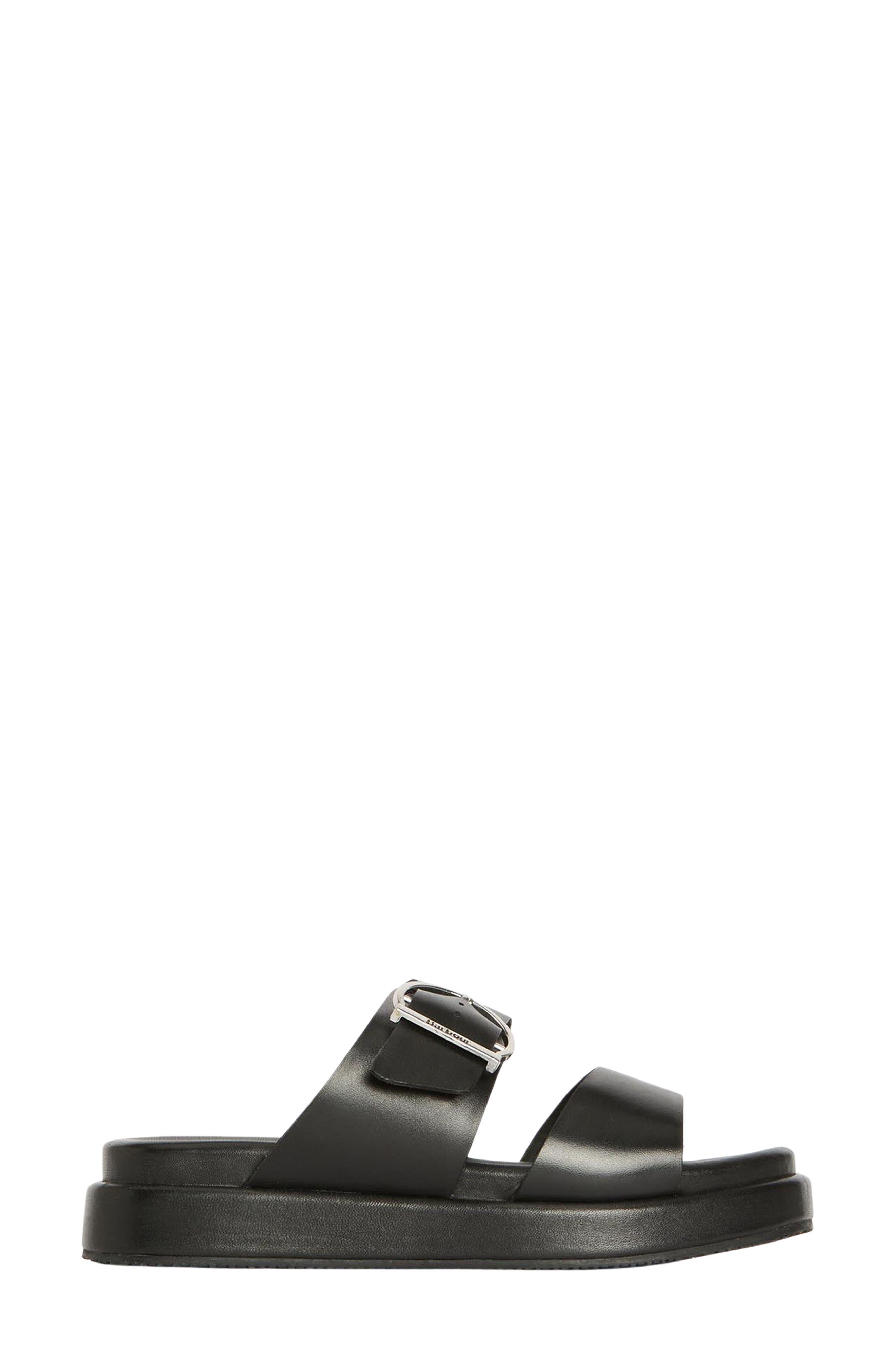 Barbour Adele Slide Sandal, Alternate, color, Black