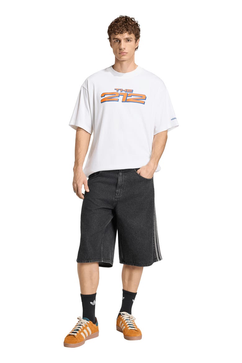 New York City Cotton Graphic T-Shirt, Alternate, color, WHITE/ COLLEGIATE ROYAL