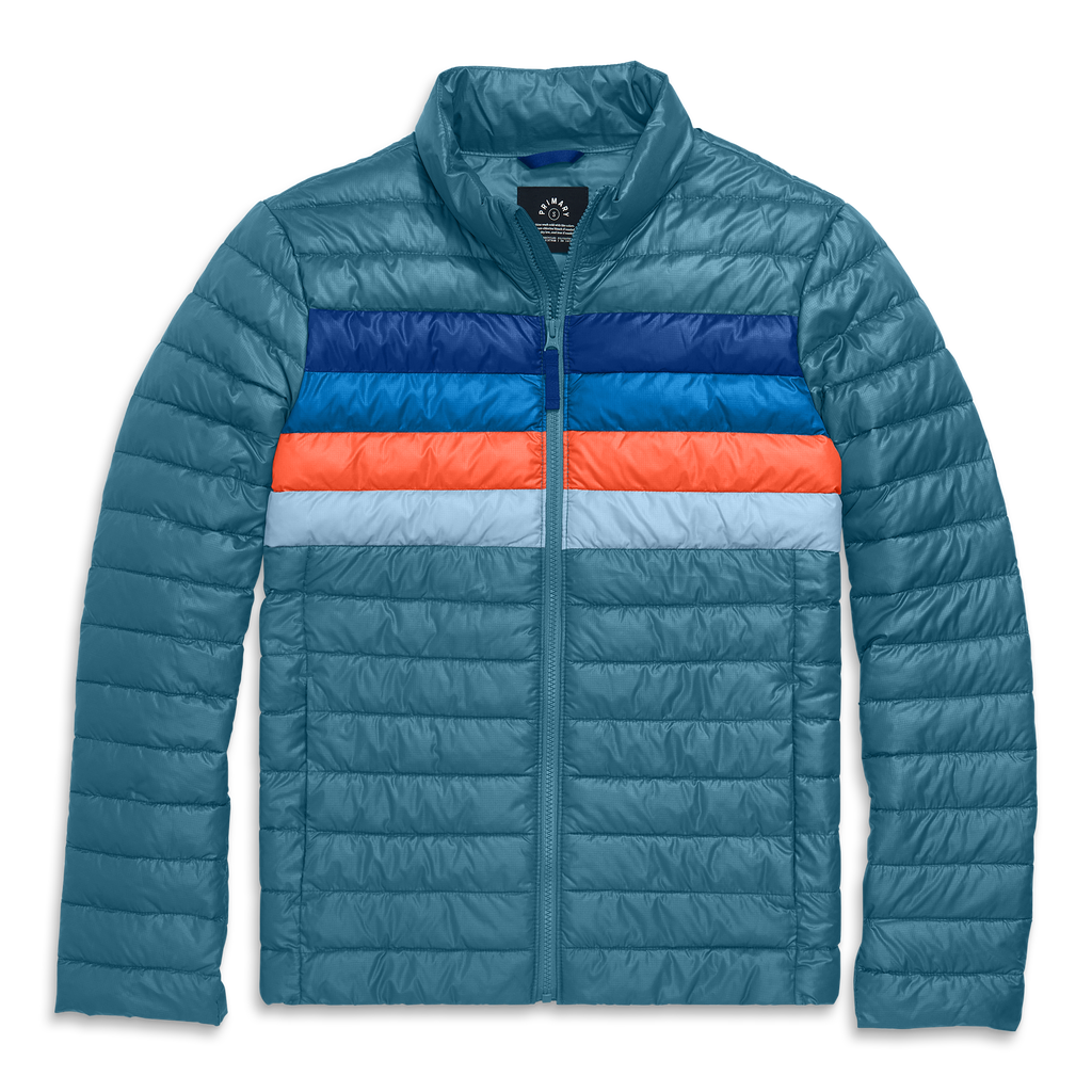 Primary Grown-ups Puffer Jacket In Stripe