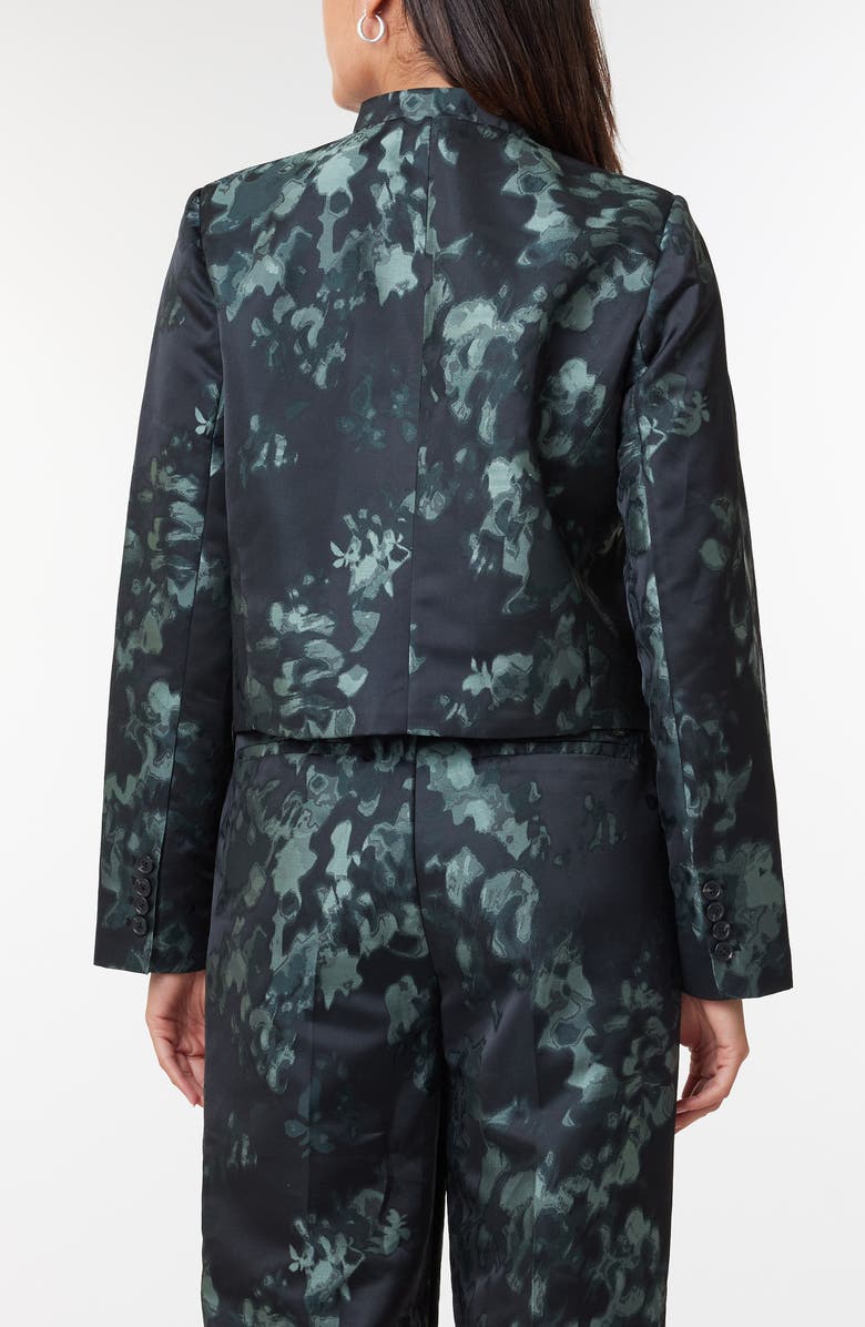 Scotch & Soda Floral Jacquard Crop Jacket, Alternate, color, 