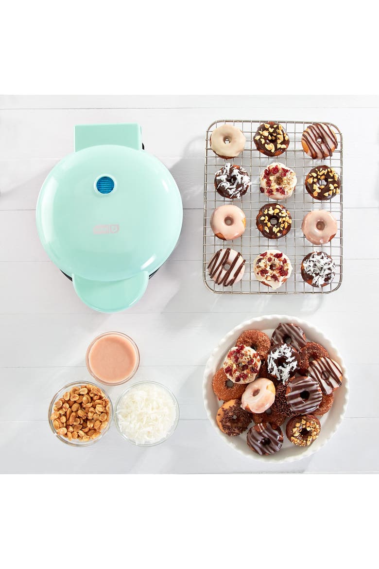 Express Mini Donut Maker, Alternate, color, AQUA