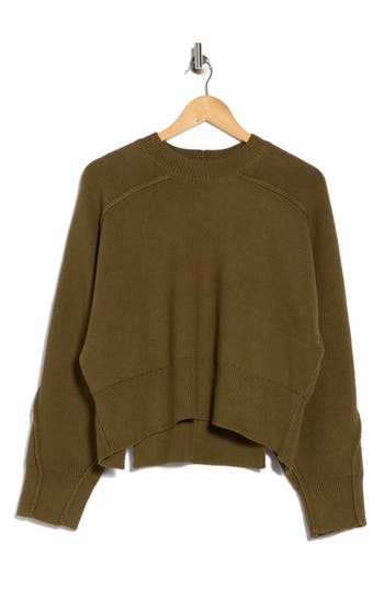 Rag & Bone Lysa Crewneck Sweater In Green
