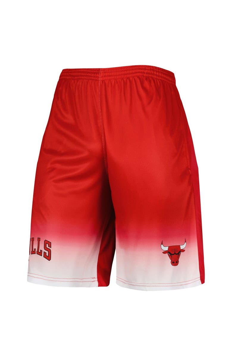 FANATICS Men's Fanatics Branded Red Chicago Bulls Fadeaway Shorts, Alternate, color, Red