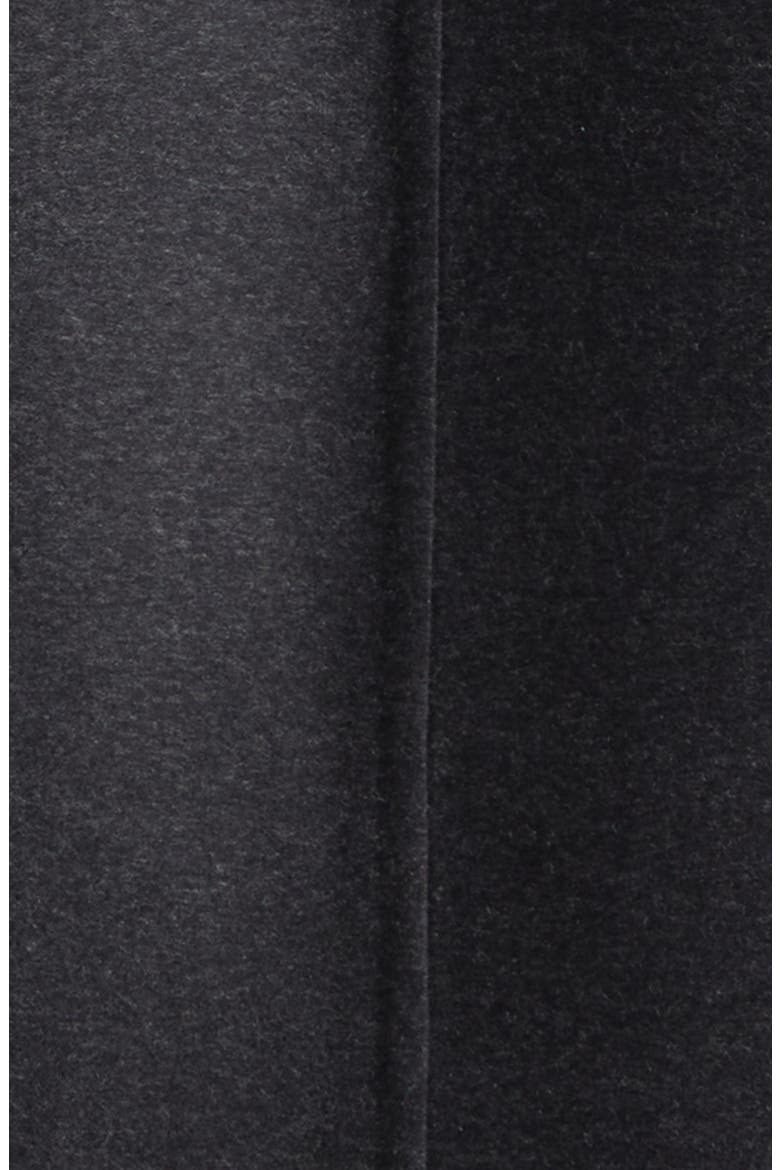 Double Face Wool & Cashmere Coat, Alternate, color, 1319 DARK GREY/ BLACK/ LAVA