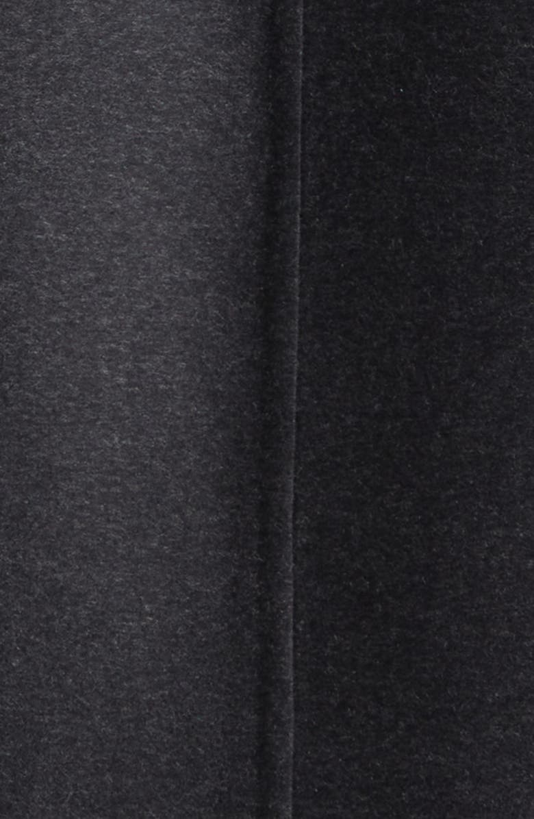 Bottega Veneta Double Face Wool & Cashmere Coat, Alternate, color, 1319 Dark Grey/ Black/ Lava