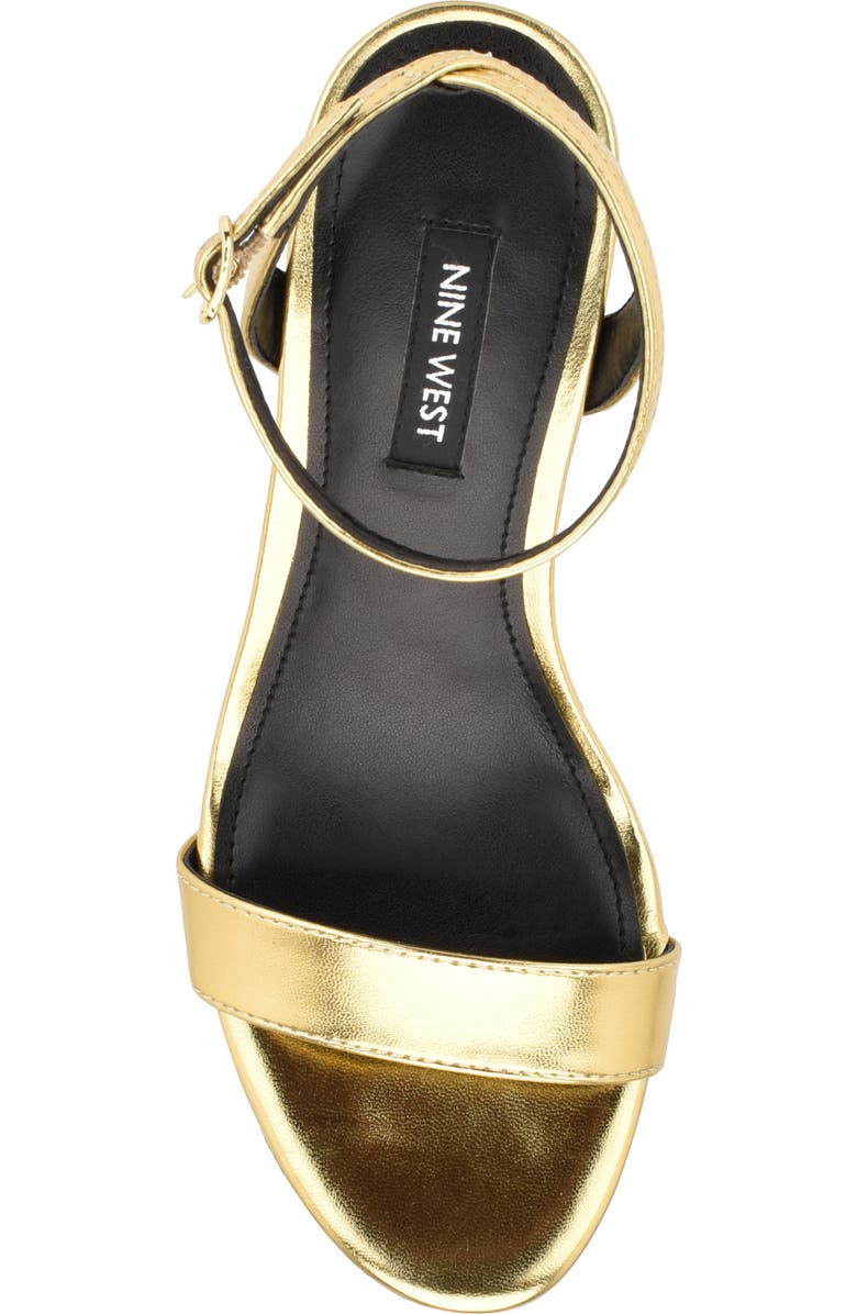 Nine West Anny Sandal, Alternate, color, Gold