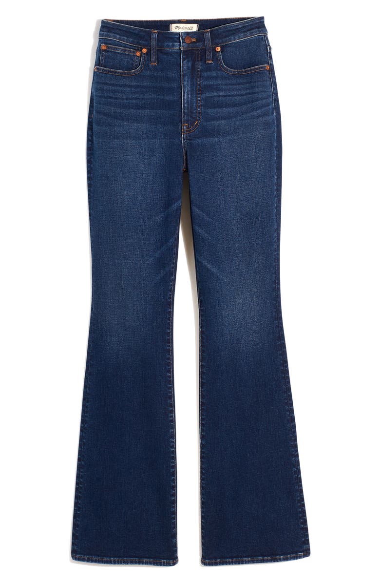 Madewell Curvy High Waist Skinny Flare Jeans, Alternate, color, 