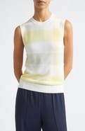 Vince Plaid Wool Sweater Vest