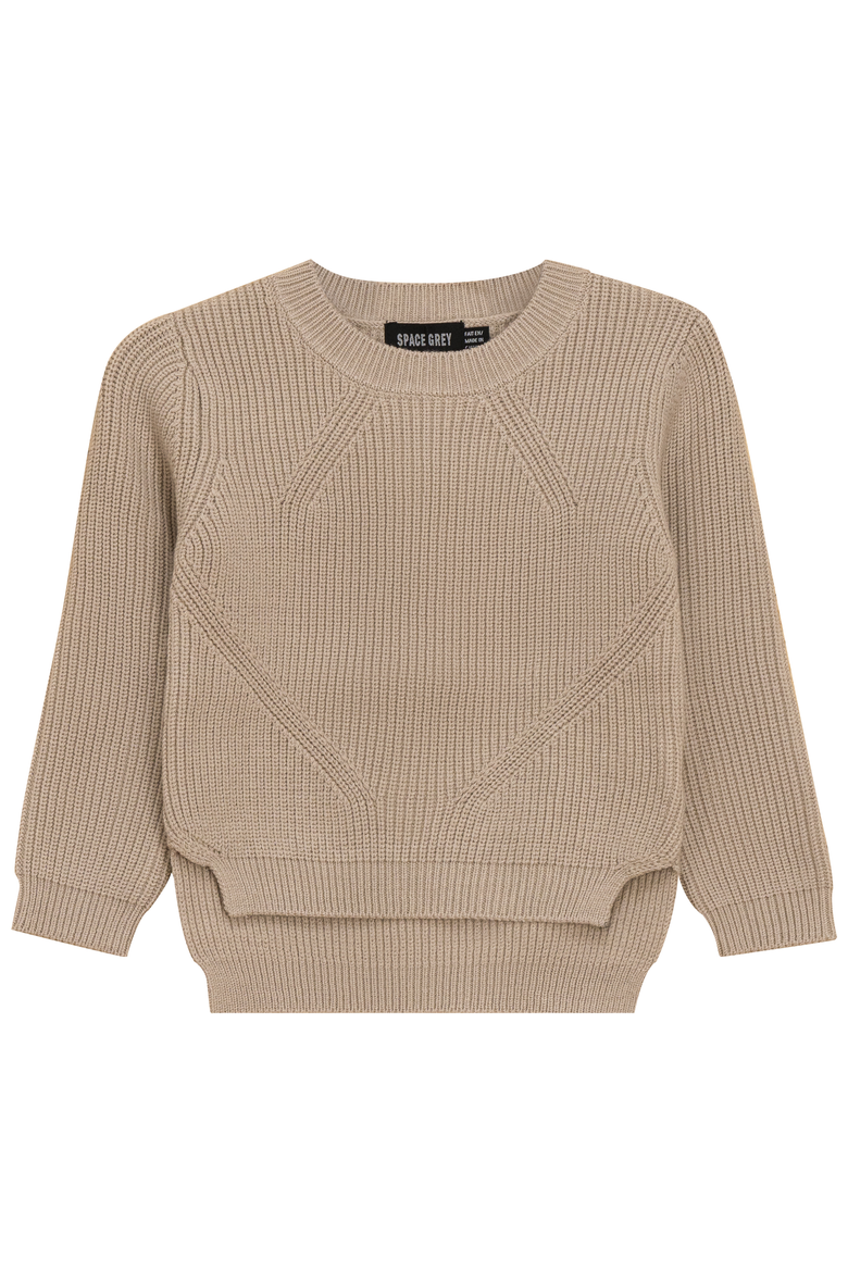 Chunky Knit Mock Neck Sweater, Main, color, Beige