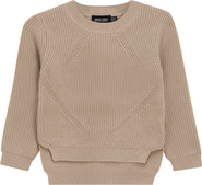 Space Grey Chunky Knit Mock Neck Sweater