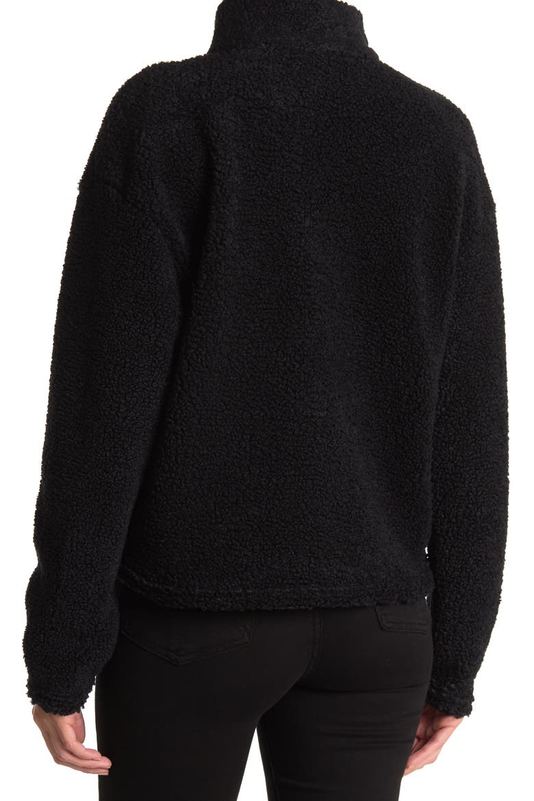 Tammy 1/4 Zip Pullover, Alternate, color, BLACK