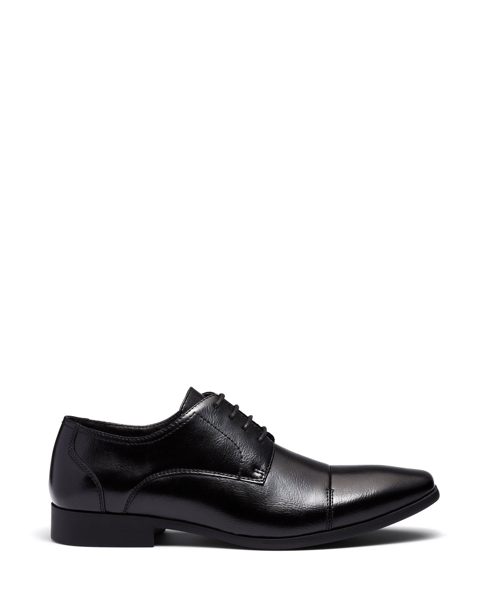 Uncut Perkins Derby Shoe, Alternate, color, Black Pu