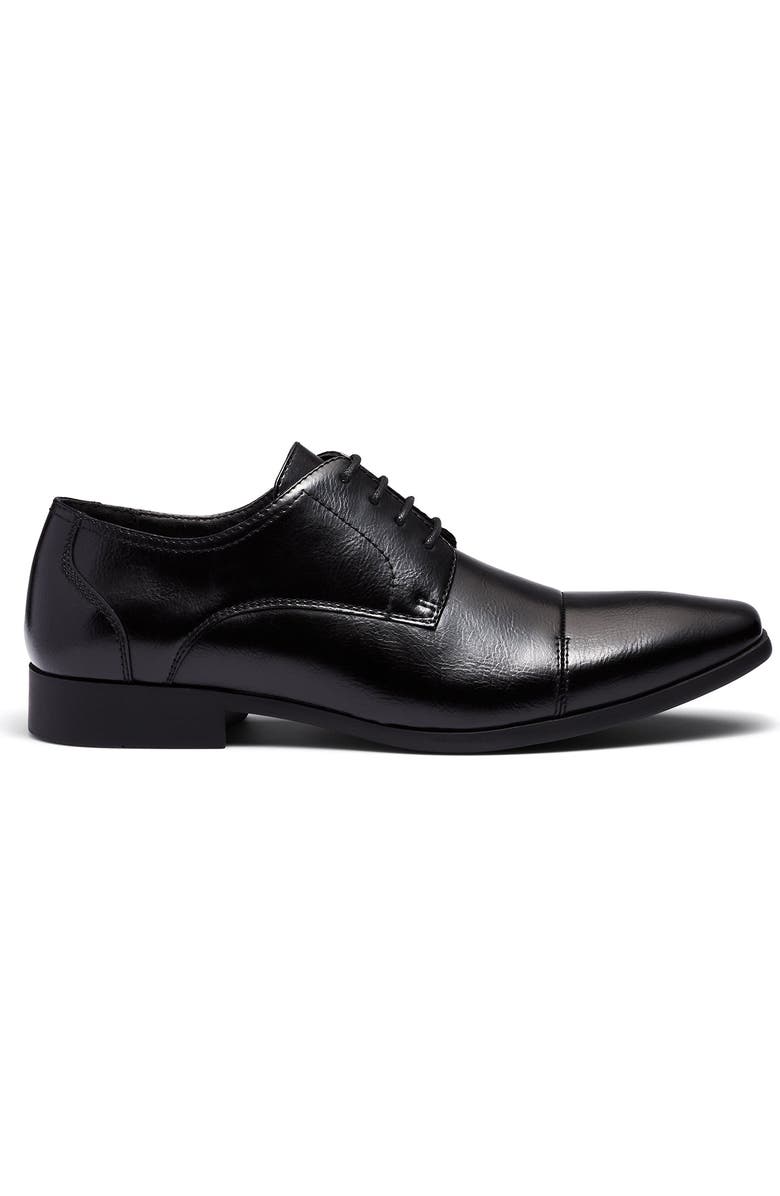 Uncut Perkins Derby Shoe, Alternate, color, Black Pu