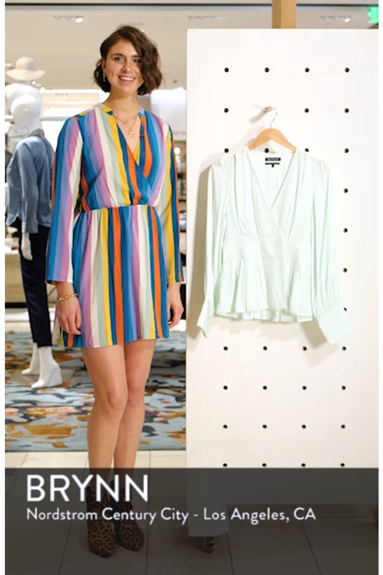 Waist Detail Jacquard Top (Nordstrom Exclusive) video