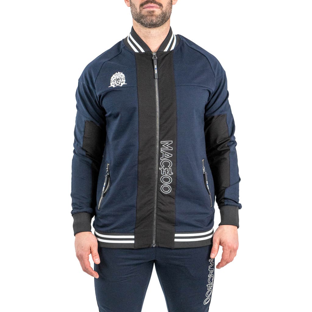 Maceoo Midnight Motion Jacket In Blue