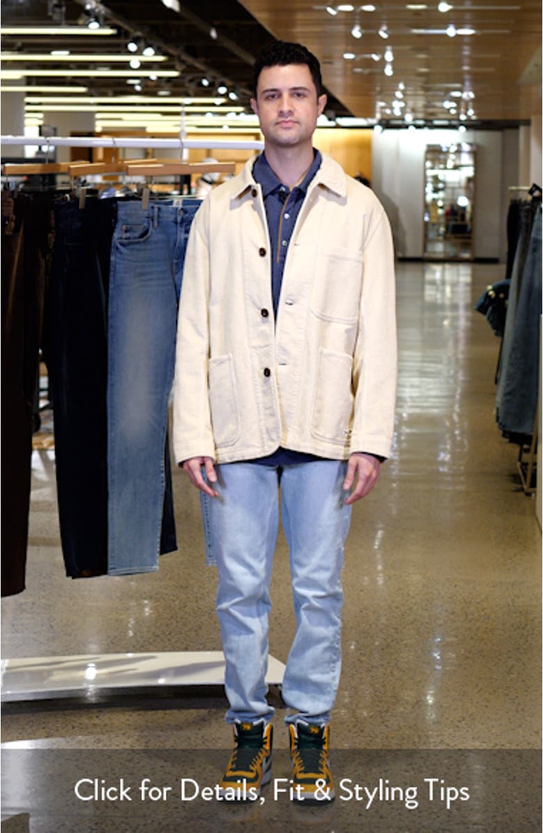 Organic Cotton Corduroy Workwear Jacket, sales video thumbnail